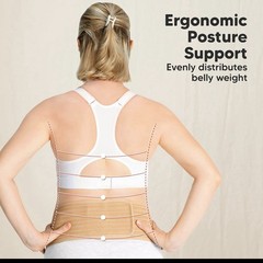KeaBabies Ease Maternity Support Belt M/L Breathable Stretchable Beige