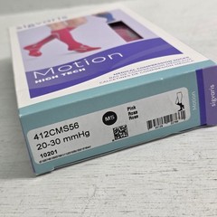 Sigvaris Motion 412 High Tech Knee High Compression Socks – 20-30 mmHg Pink Rose