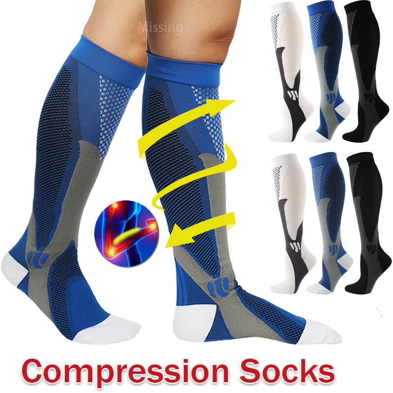 Compression Socks Pain Relief Calf Leg Foot Support Stocking Men&Women 20-30MMHG