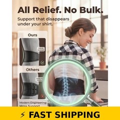 Sparthos Back Brace for Lower Back Pain – Large 44-52″ Waist