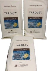 54 Washcloths Yardley London Disposable Washcloths (3×18) Aloe Vera Chamomile