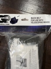 General Pump Back/Shoulder Belt Black Used With Telescoping Wand