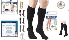 20-30 mmHg Knee High Compression Support Hose – Made in the USA for Optimal Care