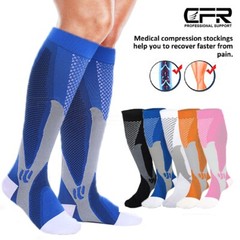 1-3 Pairs Copper Compression Socks 20-30mmHg Graduated Support Mens Womens S-XL