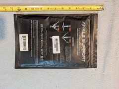 Sleeve Star Ankle Support Sprained Ankle Planter Fasciitis Large Black Sealed