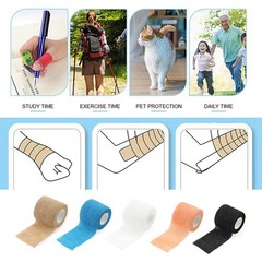 Sport Self Adhesive Elastic Bandage Wrap Tape for Knee Support Pads Finger8279