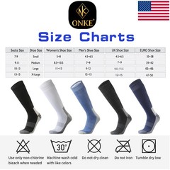 Knee High Socks for Men Work Boot Heavy Duty Tube Over the Calf Thick Full Cu…