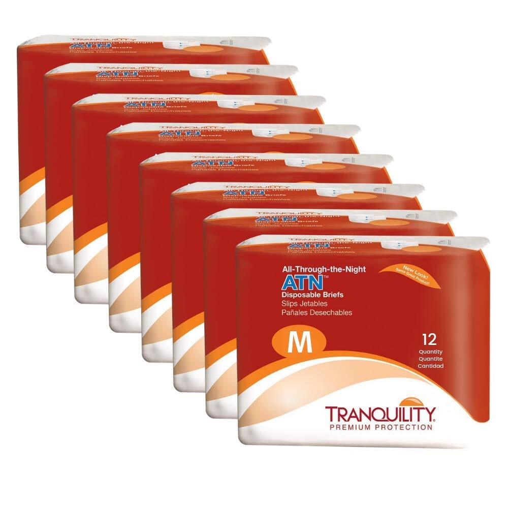 Tranquility ATN Adult Brief with Refastenable Tabs, Medium 32“-44“, Case of 96