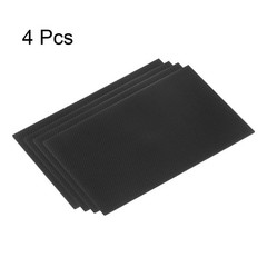 4Pcs Shoe Sole Protector 5.12″x3.15″ Shoe Bottom Grip Pads for High-Heels Black