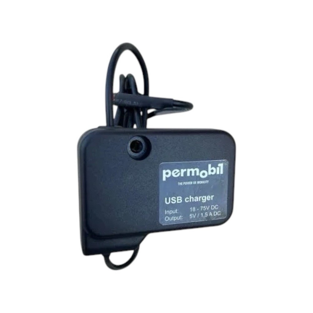 Permobil USB Charger for Power Chairs 5V 1.5A 324869 – Smartphone or Accessory