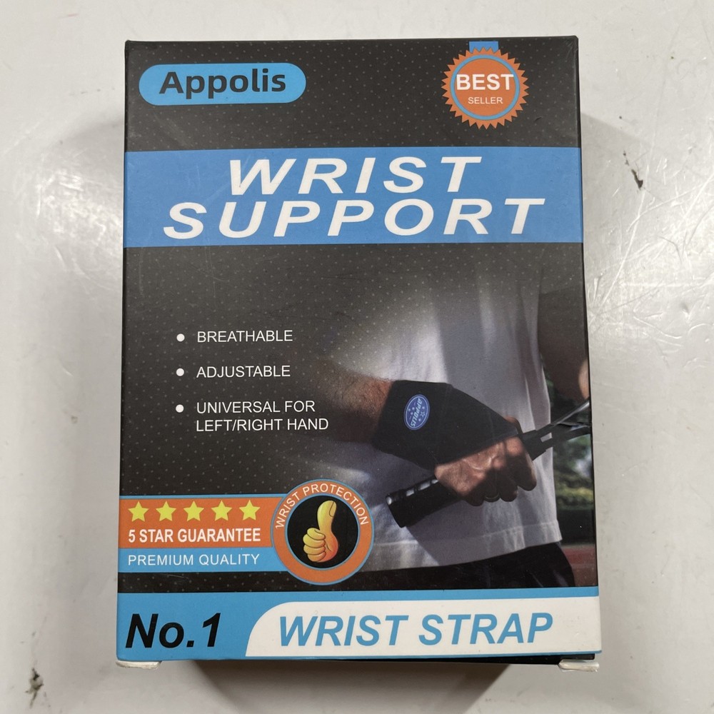 Appolis Wrist Support Adjustable Wrist Wrap. Suitable For Both Hands.
