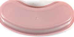 Comfort Axis 700 cc Kidney Shaped Rose Emesis Basin with Graduations Pack of 5
