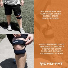 Cho-Pat Dual Action Knee Strap, Provides Full Mobility and Pain Relief for Arthr
