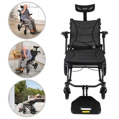 All-terrain Adjustment Backrest Wheelchairs Foldable Wheelchair For Senior 130kg