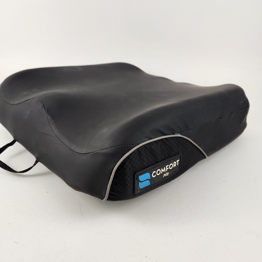 Comfort M2 Seat Cushion M2-F-1918 Wheelchair Chair Pad Black Ergonomic Support