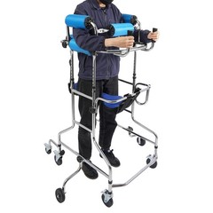 Walking Aid Patients Rehabilitation Walking Aid 100kg-Load Adult Standing Walker