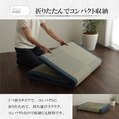 IKEHIKO Rush Grass Sheet/Mattress Pad Noah Easy Single Green Approx. 90 x 200 cm
