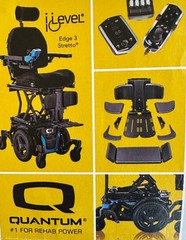 iLevel Edge 3 Stretto rehab power wheel chair 2026 with NEW LIFT!