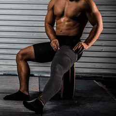 Incrediwear Leg Sleeve Support (Sml, Med, Large, XL) Gray (Grey) New (Sold Each)