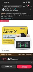 Audien Atom X OTC Hearing Aids for Adults – Premium Rechargeable