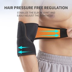 1PCS Elbow Brace Support Sleeve Arthritis Tendonitis Arm Joint Pain Band Wrap US