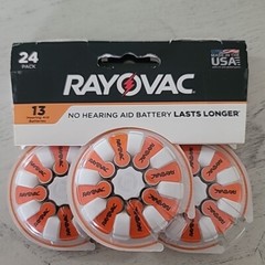 RAYOVAC 24-Pack Size 13 Hearing Aid Batteries