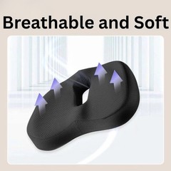 Memory Foam Sitting Cushion Back Pain Relief Ergonomic Seat Cushion Washable