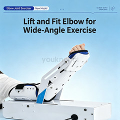 Adjustable Elbow Exerciser, 6-Speed CPM Machine for Post-Surgery Injury Recovery