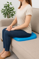 2 Pcs Egg Sitting Gel Flex Cushion Seat Sitter Flex Pillow Back Support