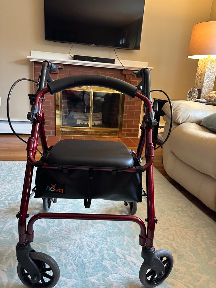 Nova GetGo Petit Narrow Rollator – Red