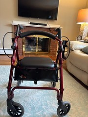 Nova GetGo Petit Narrow Rollator – Red