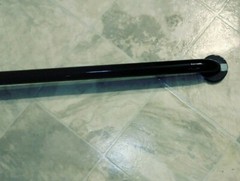 Hafele Hewi 801 Safety Grab Bar Coffee Brown Polyamide Nylon Straight 42″ cc ADA