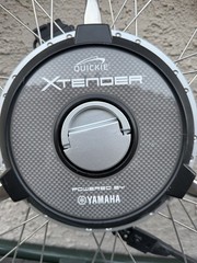 Yamaha Quickie 24″ Power Assist Xtender Wheelchair Wheels Battery W/ Q7 Mount
