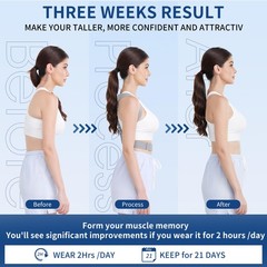 FORTEMOTUS Posture Corrector for Women Men – Back Straightener X-Large, Grey