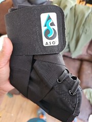 Med Spec 264014 Medium Size ASO Ankle Stabilizer – Black