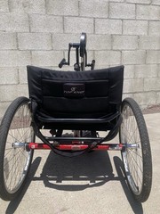 20” W Seat Invacare Top End Excelerator Handcycle 8-speed Adjustable