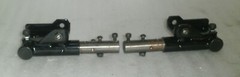 SET OF 2 WHEELCHAIR HINGE BRACKETS VERY GOOD AS PICTURE