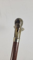 Made In Italy Woody Duck Right Hand Palm Grip Handle Walking Cane