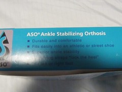 Med Spec ASO Ankle Stabilizer – Black, Size Medium