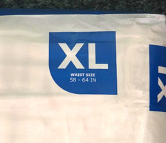 McKesson ULTIMATE Briefs XL (58″–64″) – MAXIMUM Absorbency – 15 Count