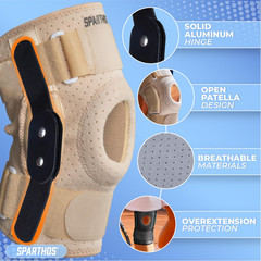 Knee Brace – Heavy-Duty Hinged Support for ACL, MCL, Meniscus Tear