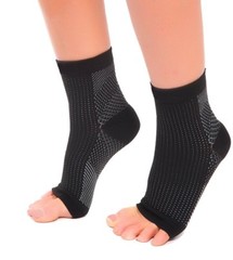 Ankle Sleeve Compression Support Arch Heel PLANTAR FASCIITIS Foot Pain Sock Lot