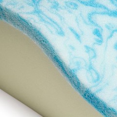 Avana Contoured Bed Wedge Support Pillow with Cooling Gel-Infused Memory Foam
