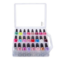 Makartt Nail Polish Organizer Clear Universal Nail Polish Holder For 48 Bottles
