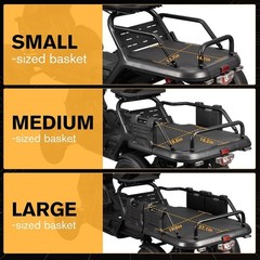 500/1000W Electric Mobility Scooter All Terrain for Adults with Cargo Platform