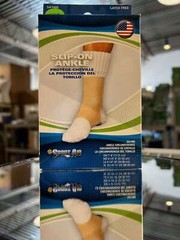 SportAid Slip-On Ankle (Ankle circum. 10.25-11.25 Inches) Beige X-Large