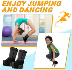 1 Pair Ankle Brace for Kids Compression Ankle Sleeves Adjustable Foot Support Br