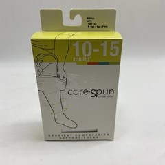 Core-Spun TheraFirm X-Static Knee High Socks Compression 10-15 Small White