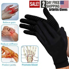 Compression Arthritis Gloves Full Finger Copper Infused for Joint Pain Relief