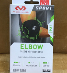 McDavid Sport Elbow Compression SleeveWith Support Strap L/XL